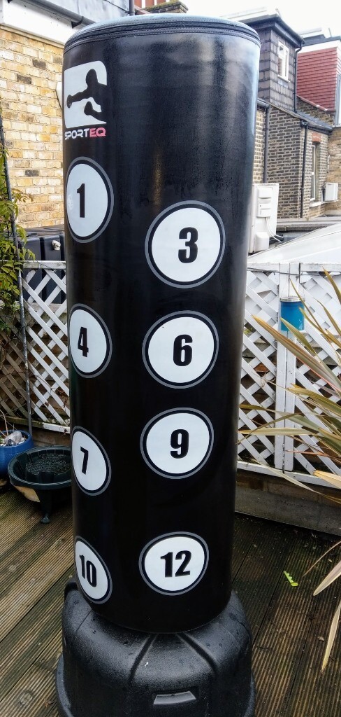 numbered punching bag